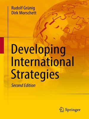 cover image of Developing International Strategies